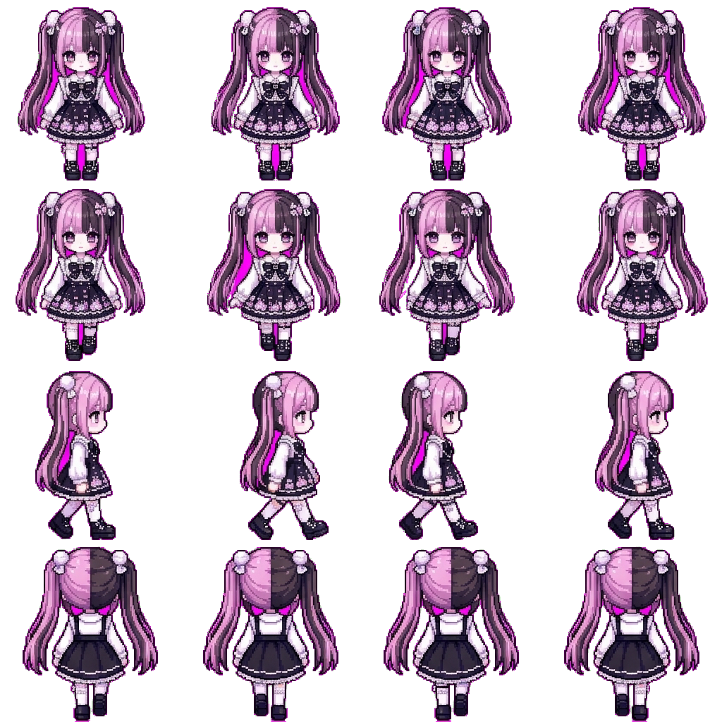 юна movement sprite