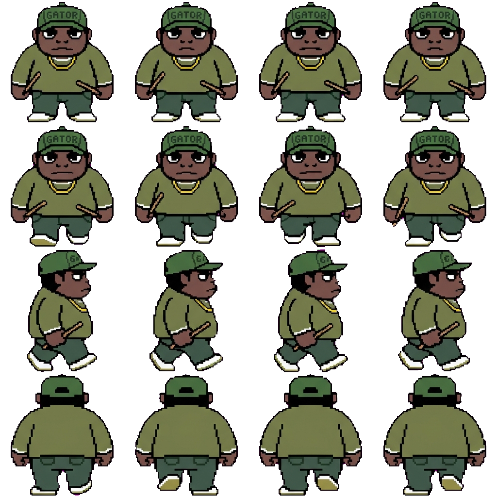 Russel movement sprite