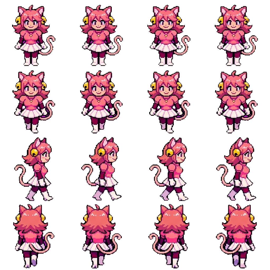 Pink movement sprite