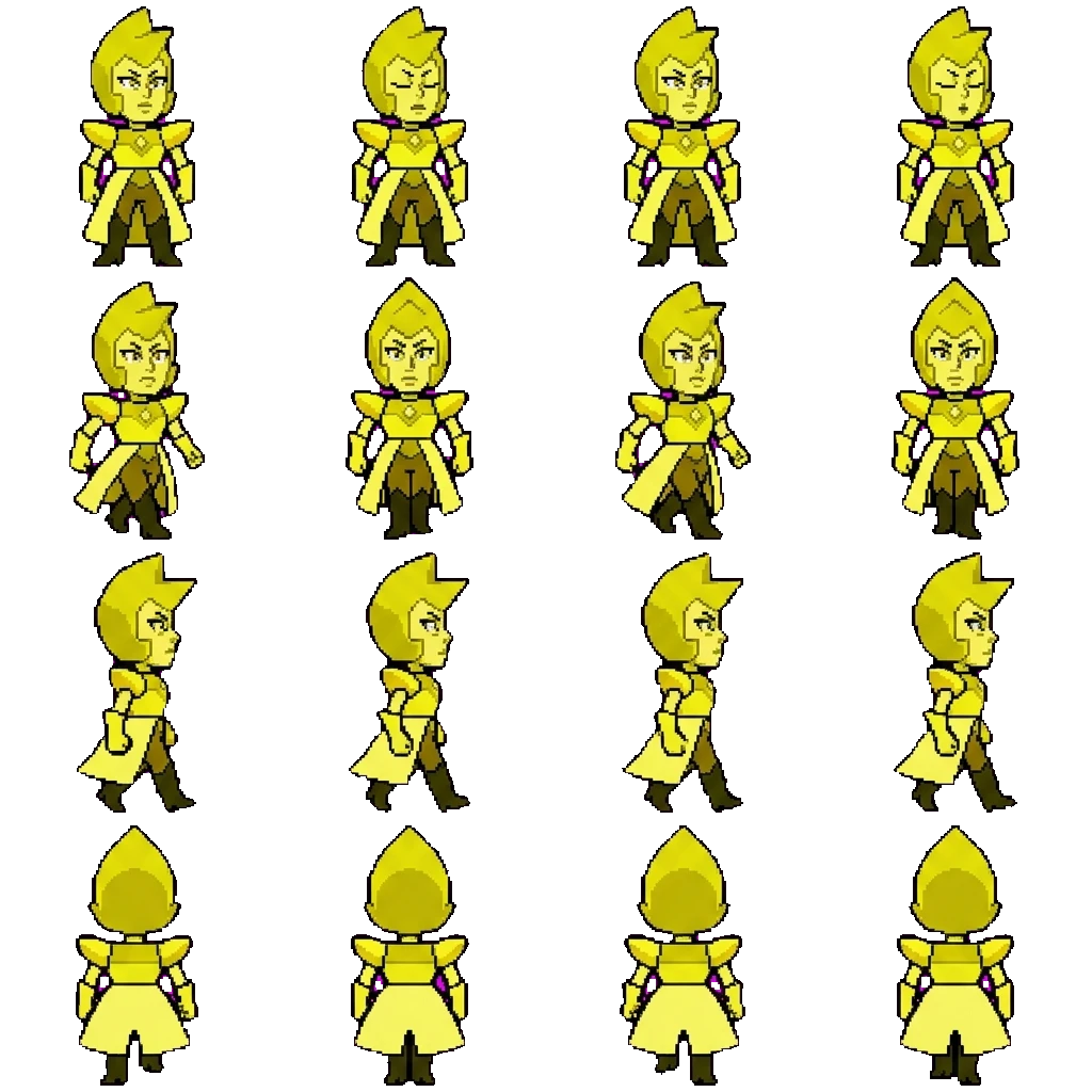 Yellow Diamond movement sprite