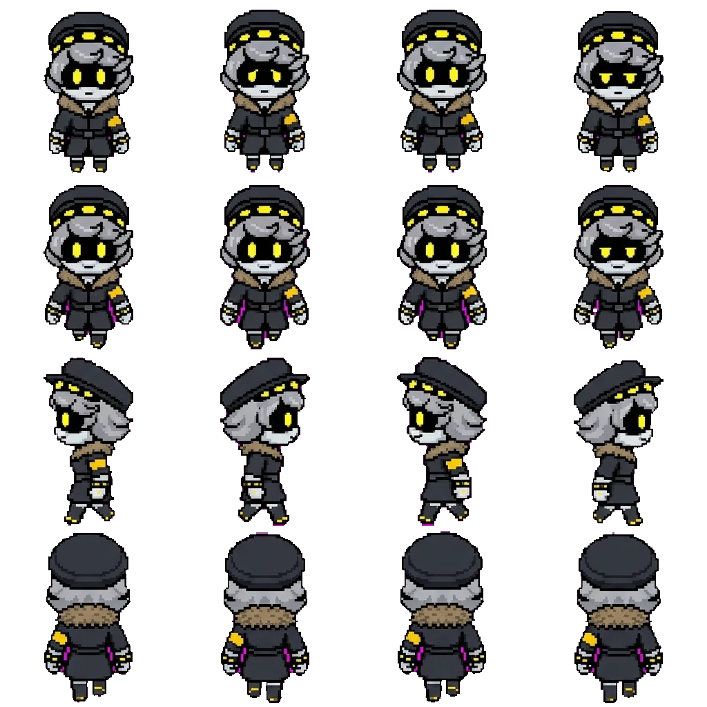 N movement sprite