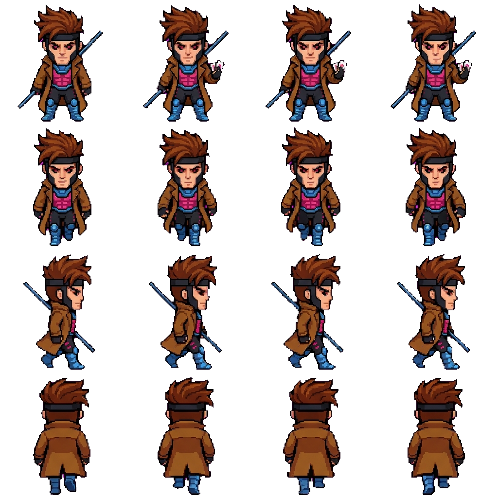 Gambit movement sprite