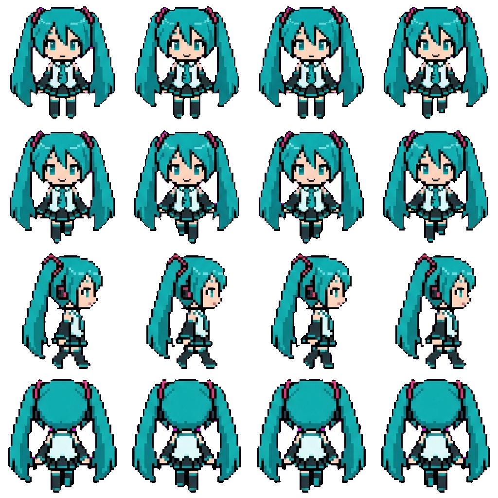 Miku movement sprite