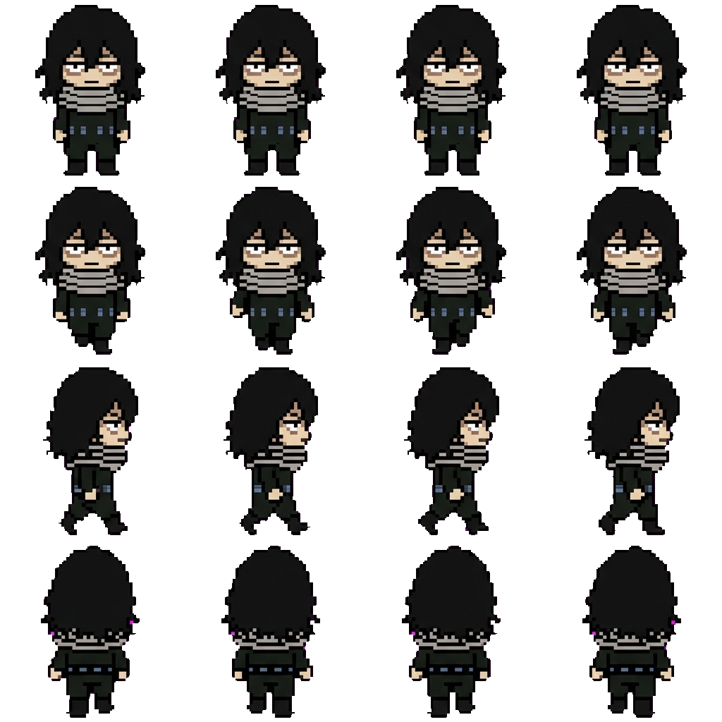 Shōta Aizawa movement sprite