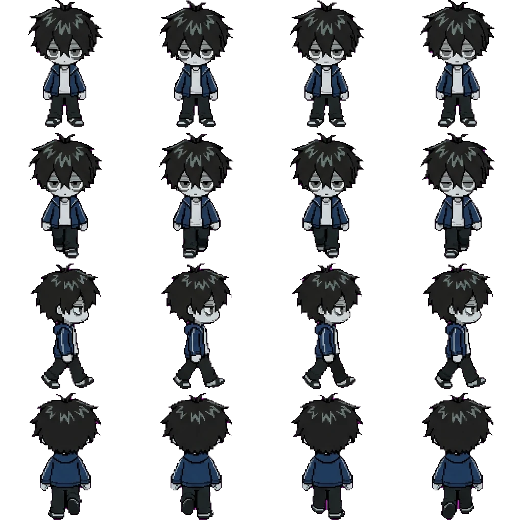 Hiro movement sprite