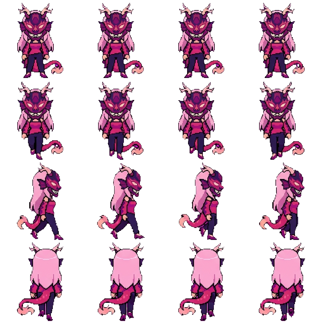 Feisty movement sprite