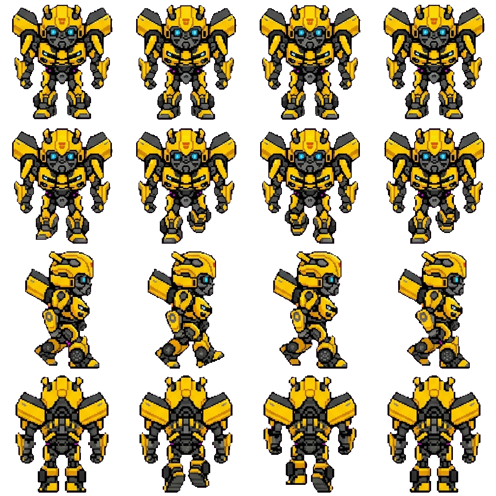 Ultimate Bumblebee movement sprite