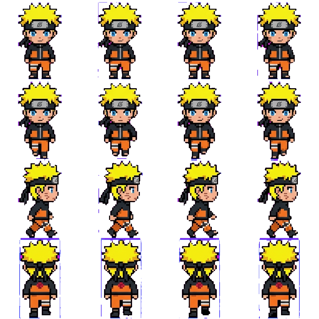 Наруто Удзумаки movement sprite