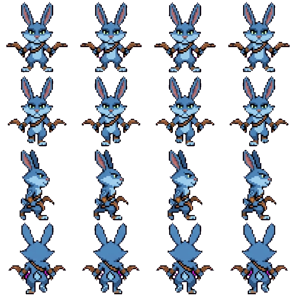 Bunny movement sprite
