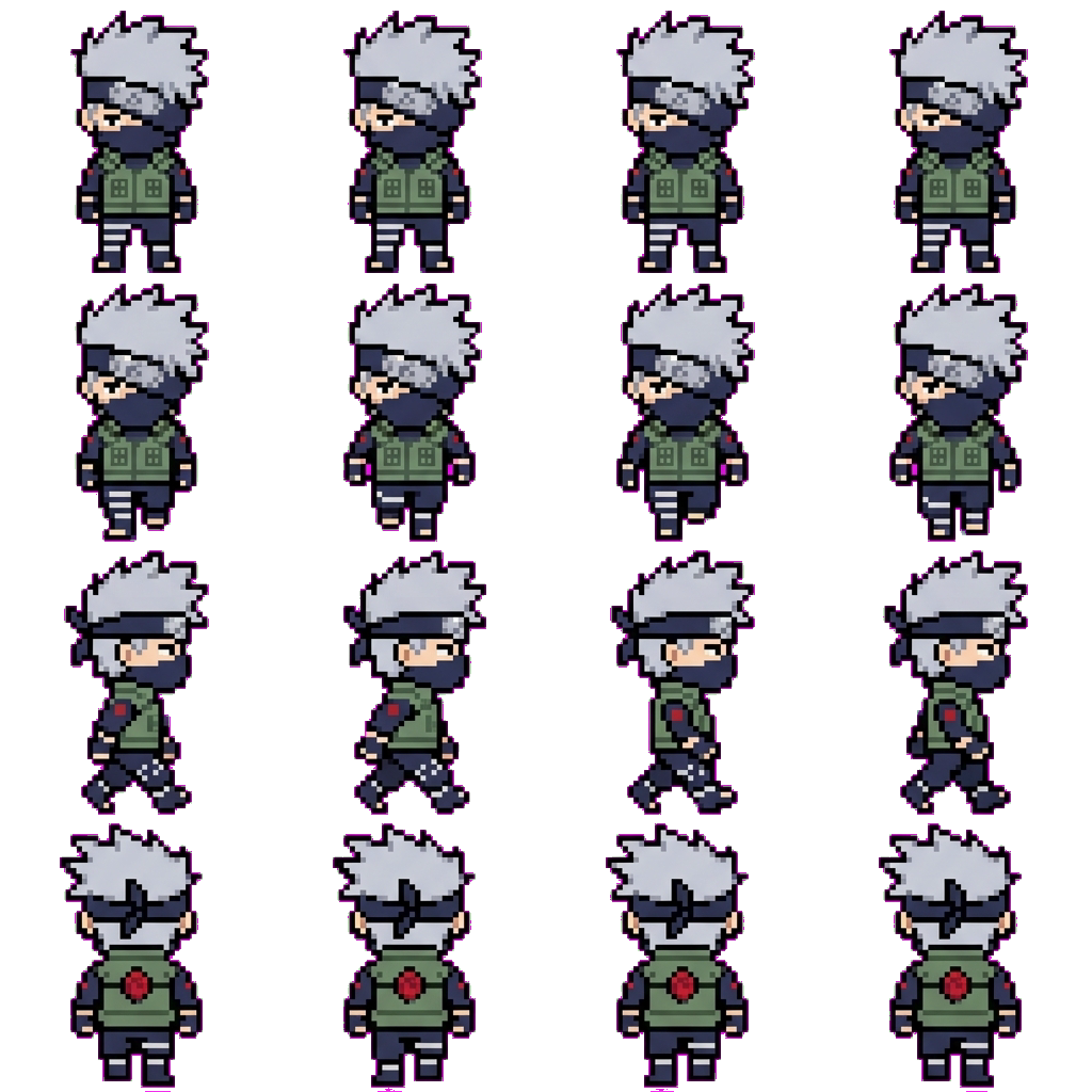 Hatake Kakashi movement sprite