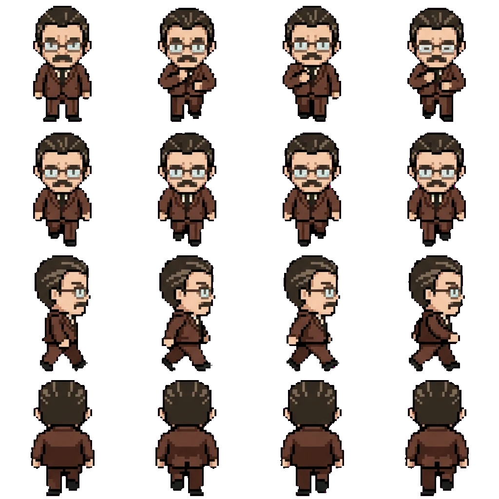 Soichiro Yagami movement sprite