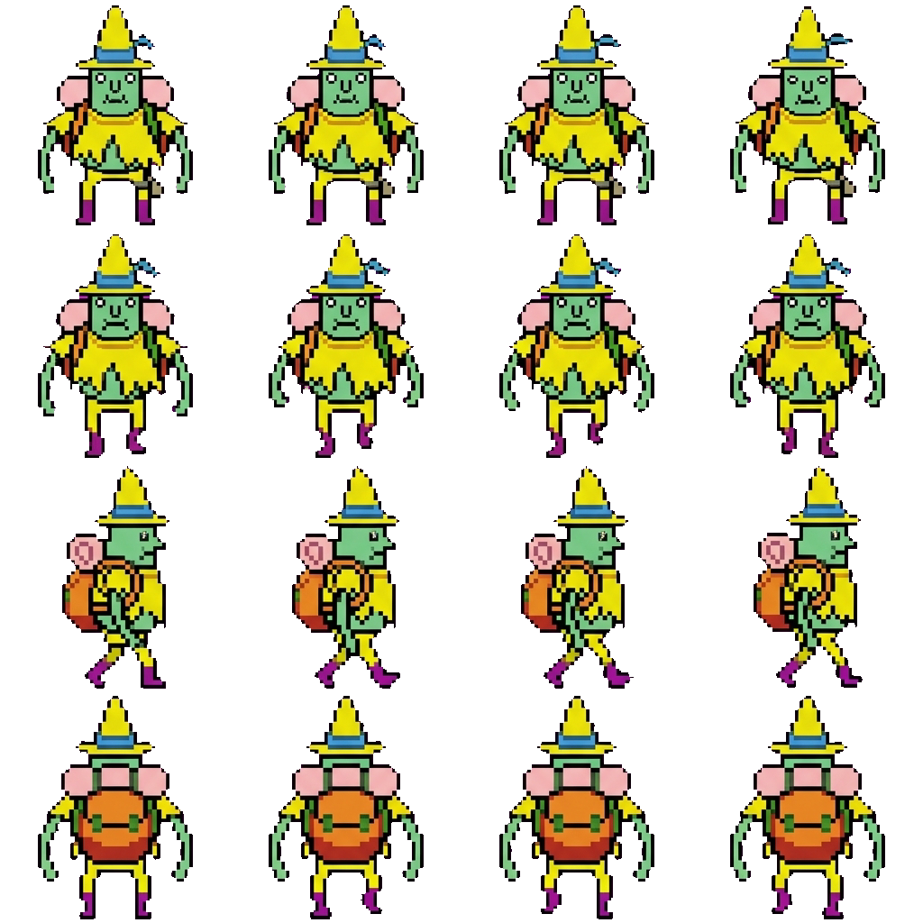 Magic Man movement sprite