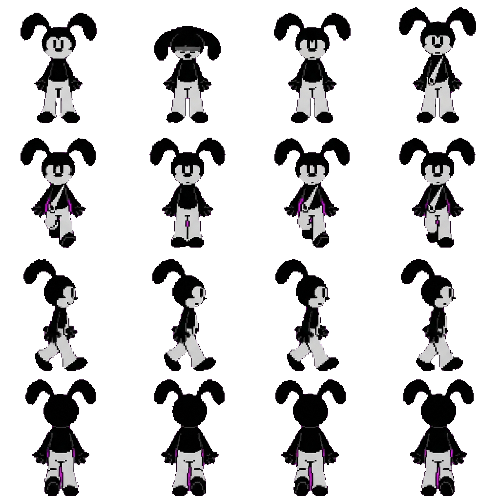 Oswald The Lucky Rabbit movement sprite
