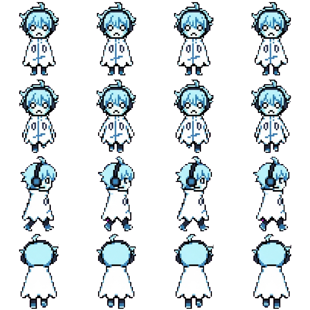 Napstablook movement sprite