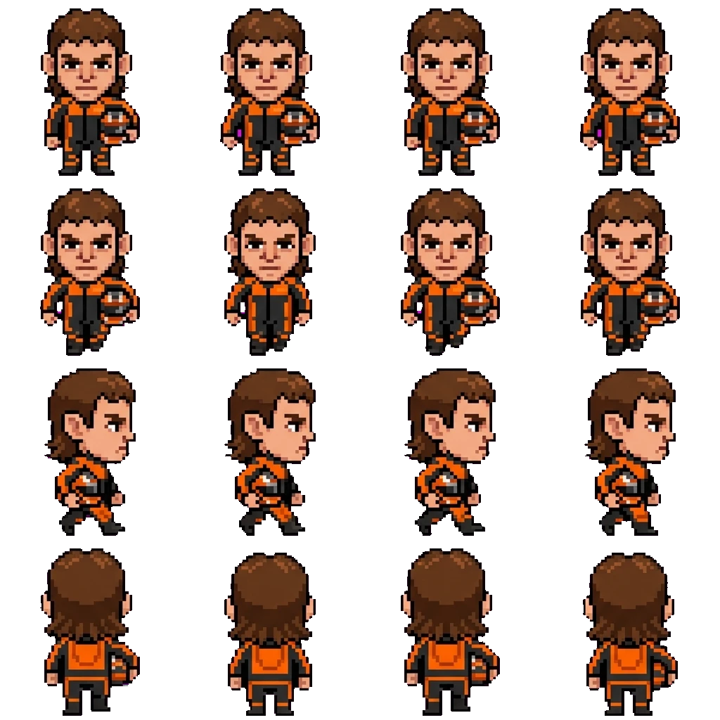 Pedro movement sprite