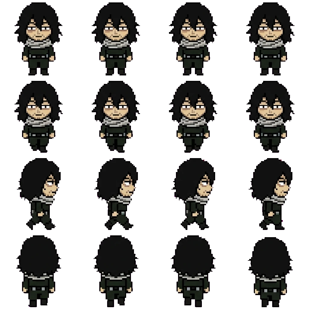 Shota Aizawa movement sprite