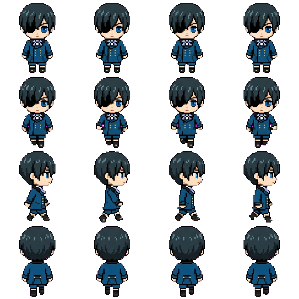 Ciel Phantomhive movement sprite