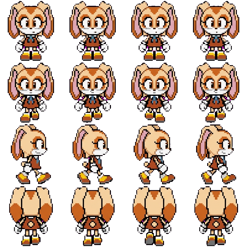 Cream movement sprite