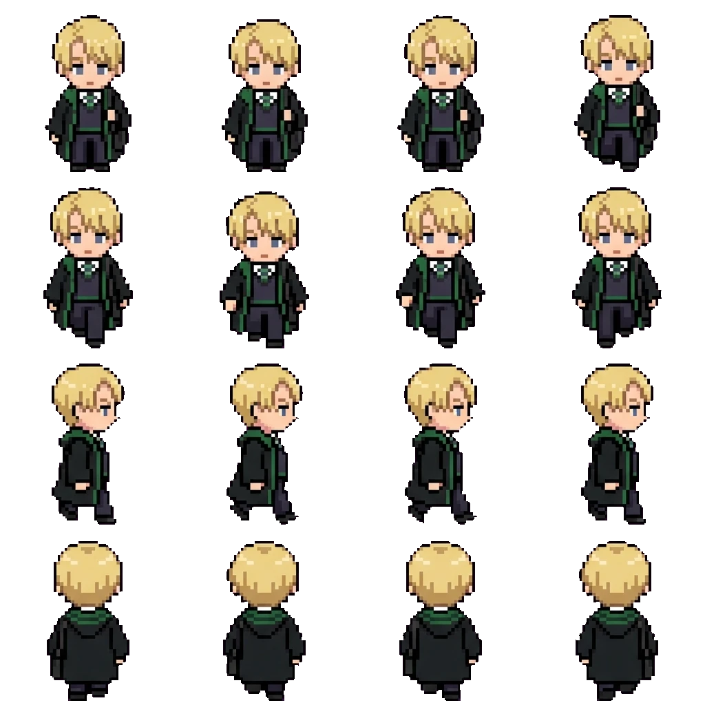 Draco Malfoy movement sprite