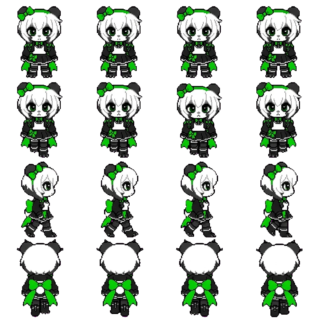 Izzy movement sprite