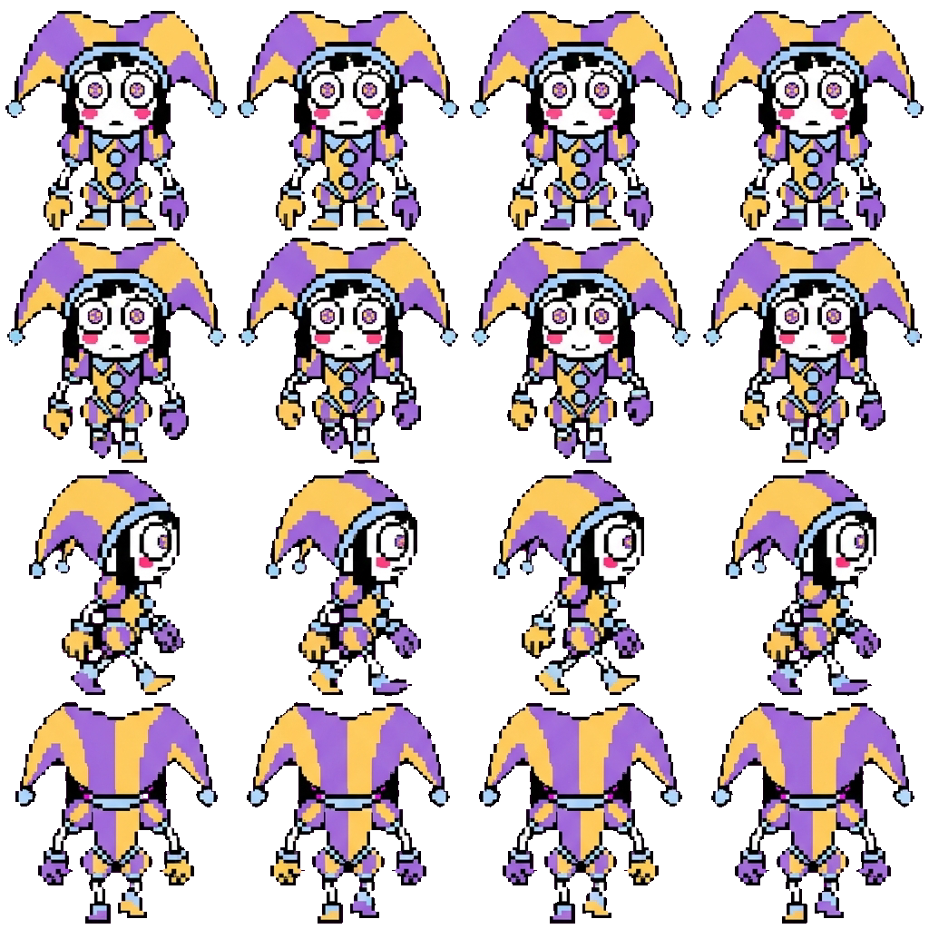 Violet movement sprite