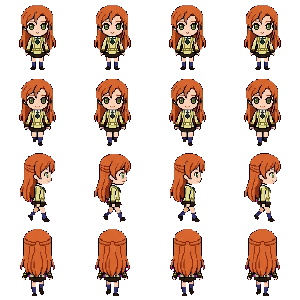 Shirley movement sprite