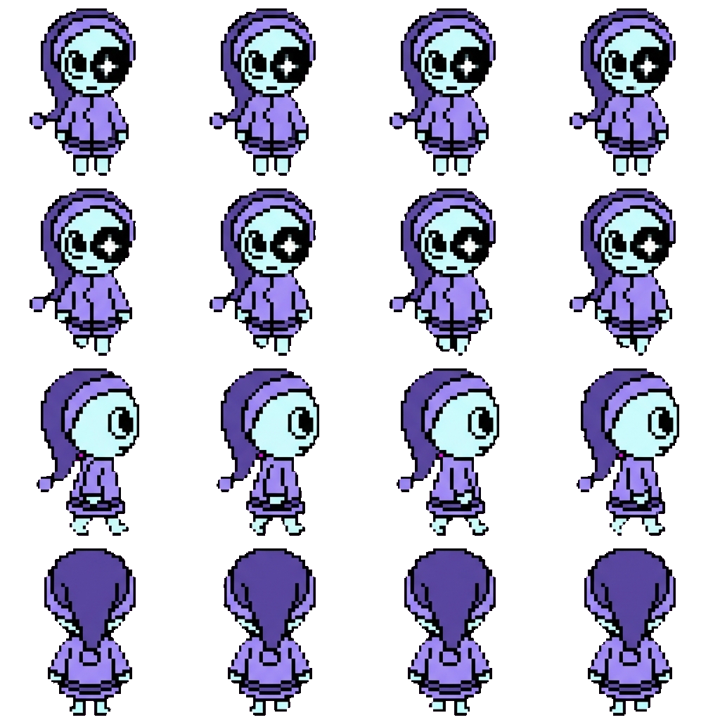 Astro movement sprite