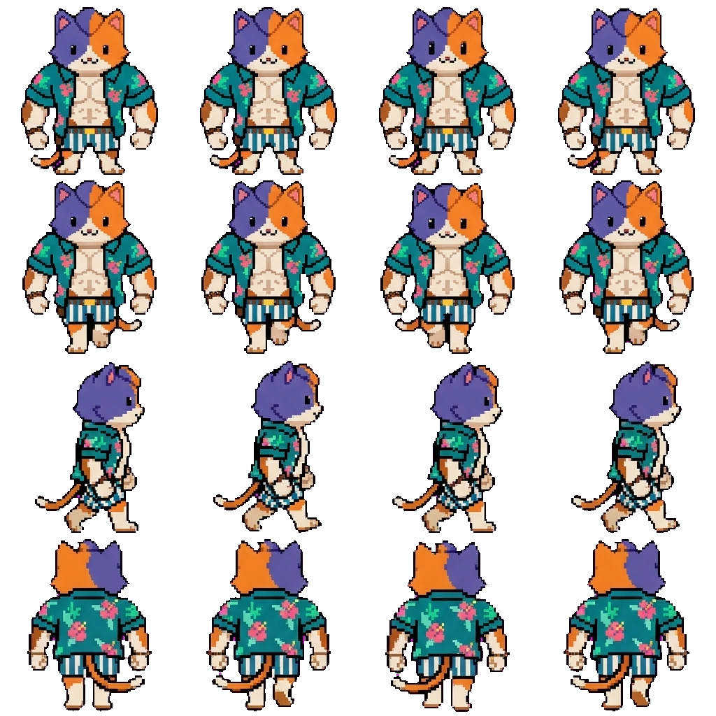 meowscles paradisiaco movement sprite