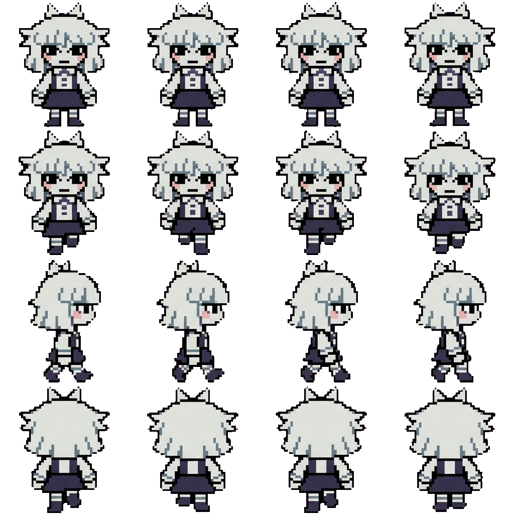Claire movement sprite