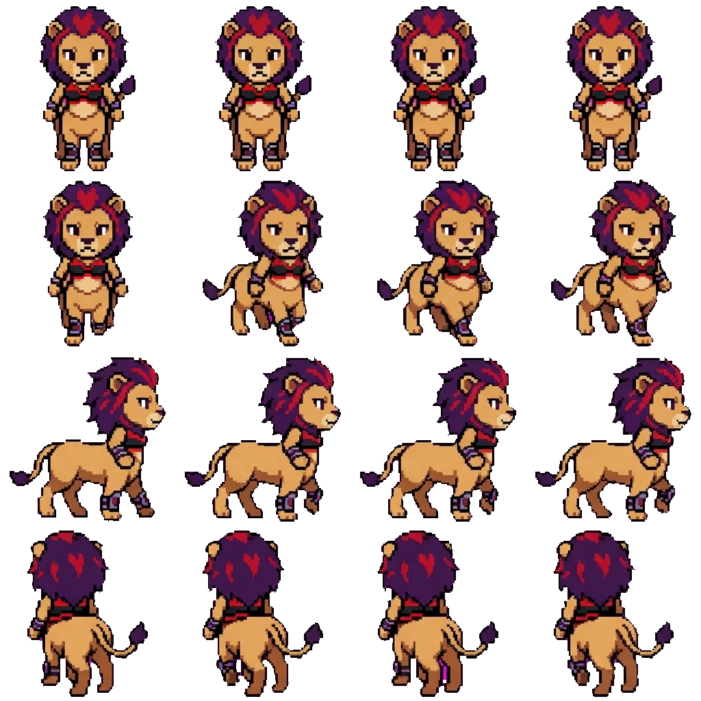 Queen Frosta movement sprite