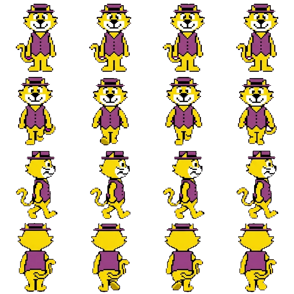Top Cat movement sprite