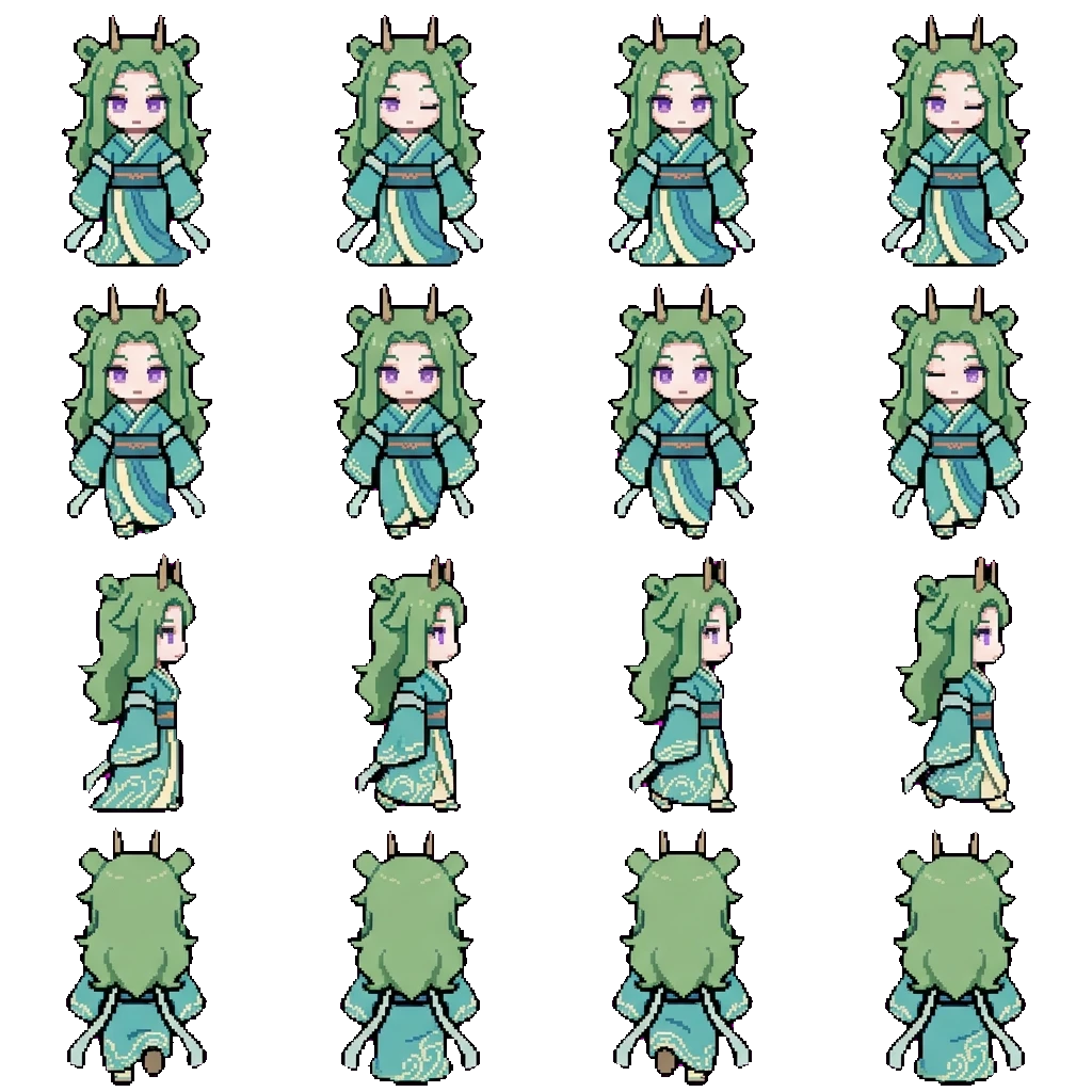 Kusanagi nene movement sprite