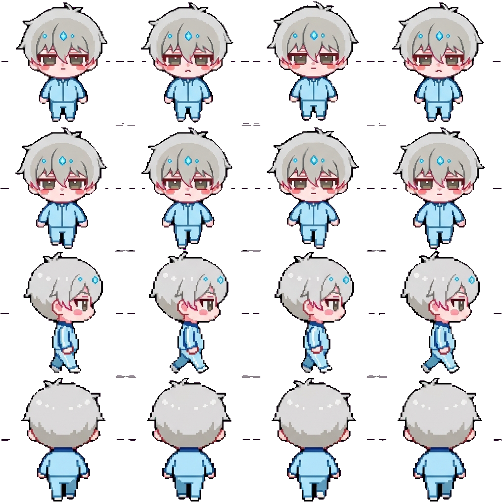 Nagi ♡ movement sprite