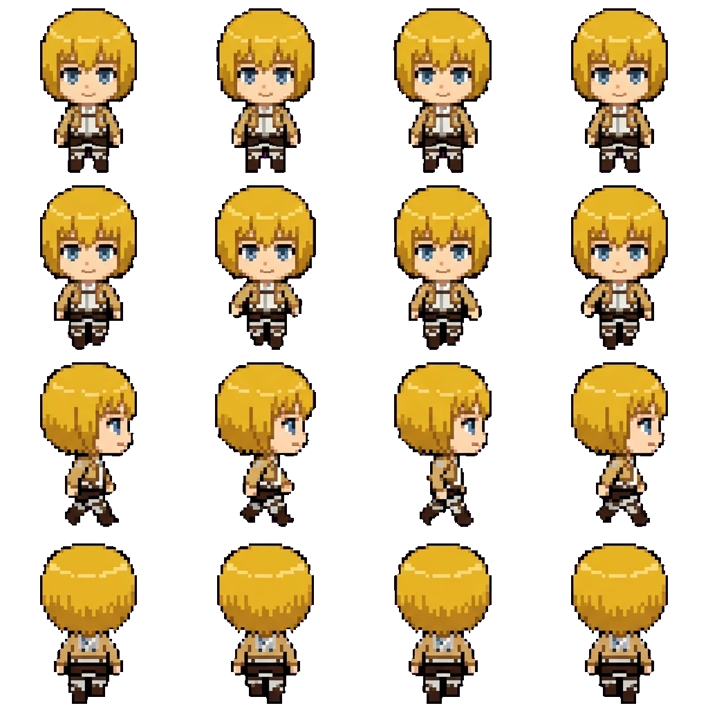 Armin Arlert movement sprite
