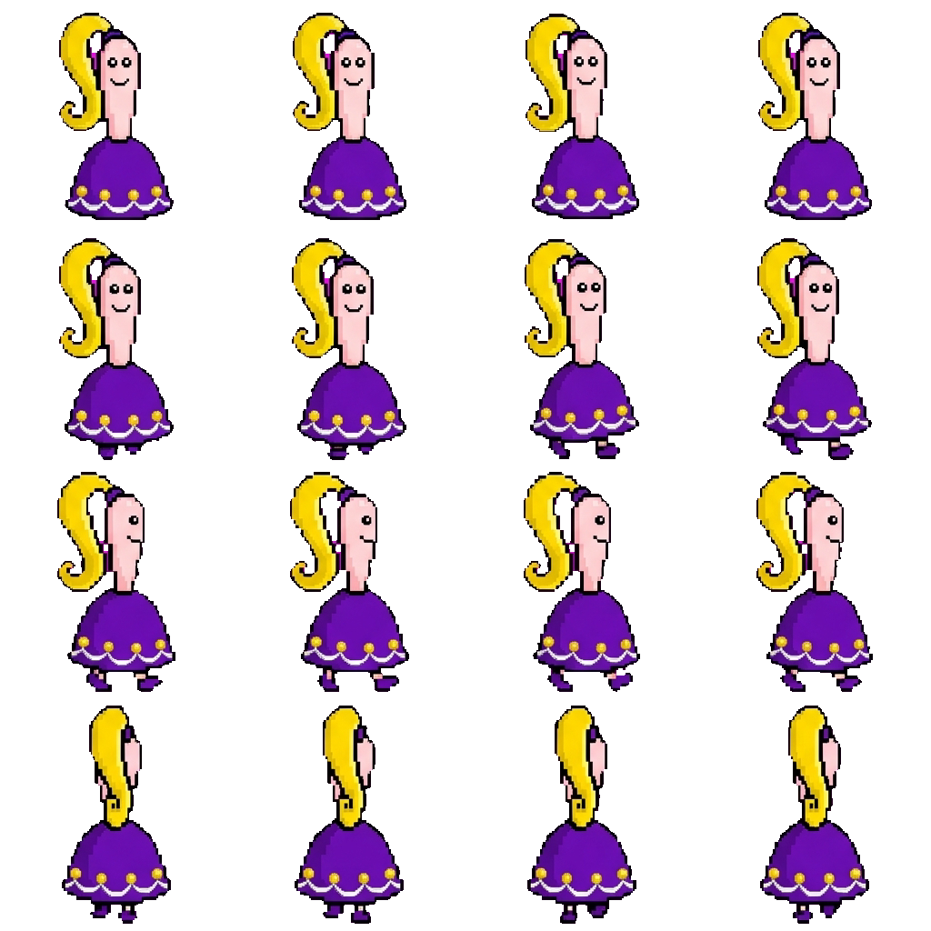 Marzipan movement sprite