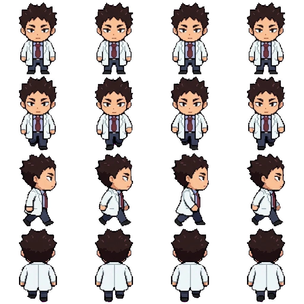 Hajime movement sprite