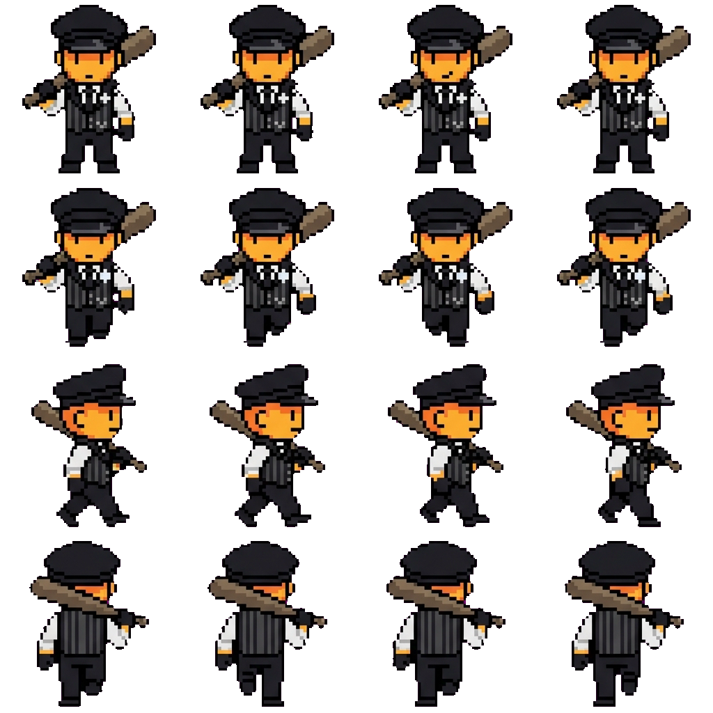 Contractee movement sprite