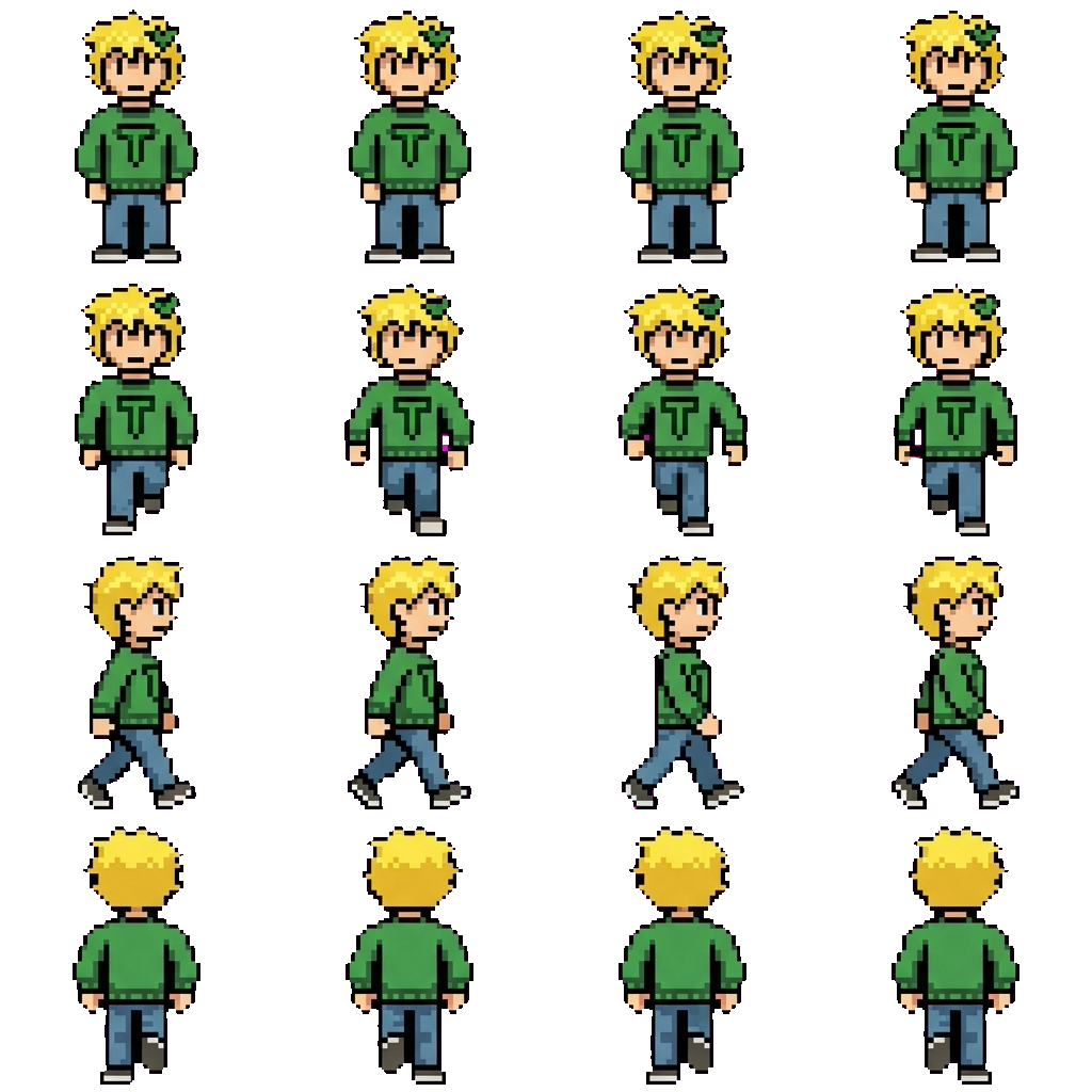 Plants movement sprite