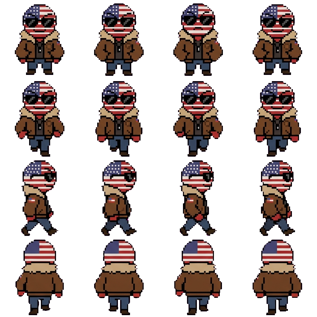 America movement sprite