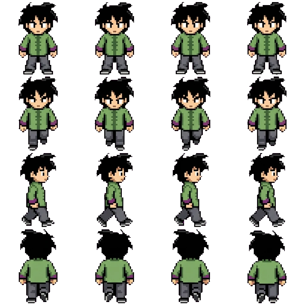 Son Goten movement sprite