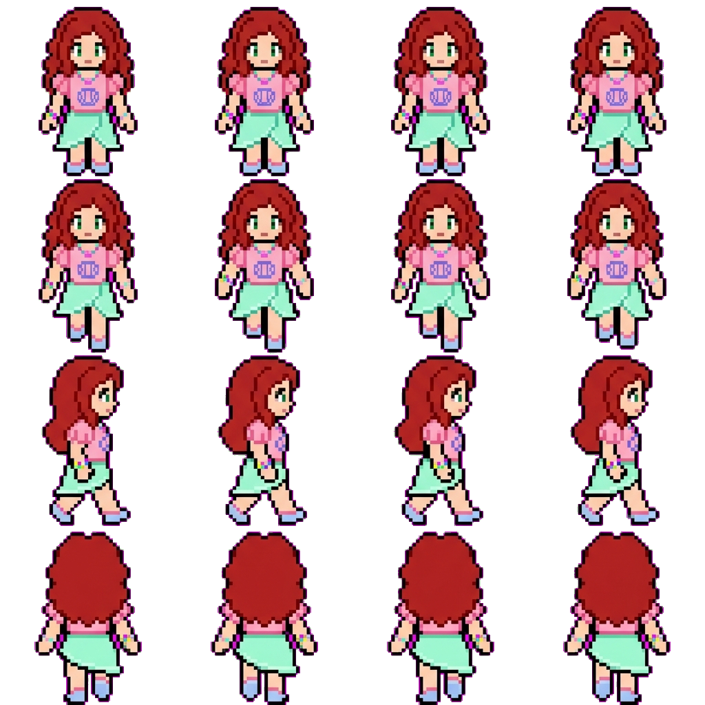 Aria movement sprite