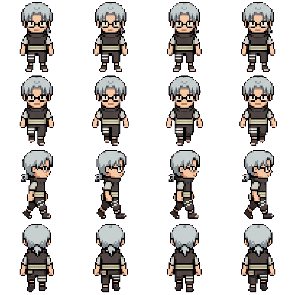 Kabuto Yakushi movement sprite