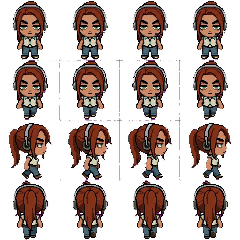 Hyuna movement sprite