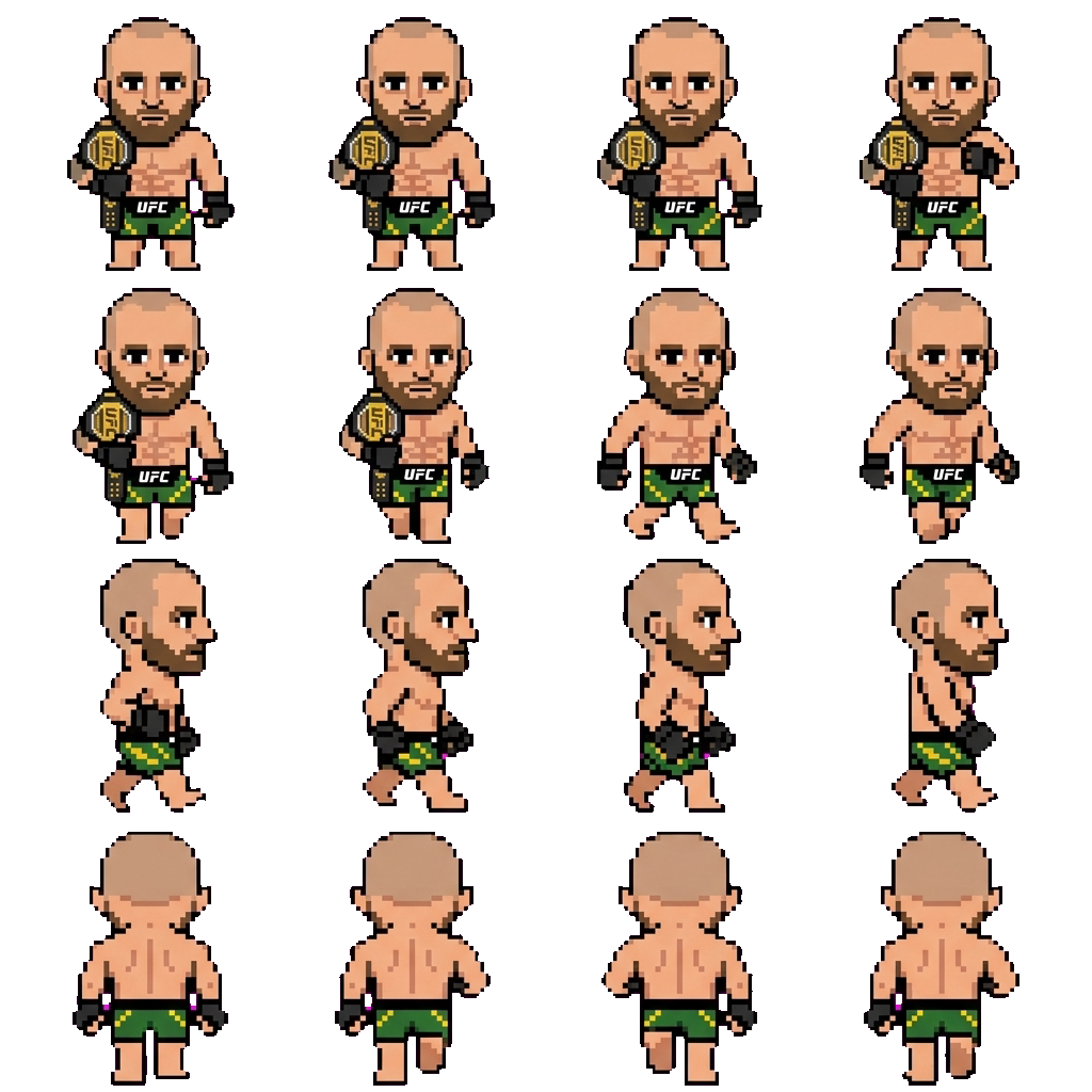 Alexander Volkanovski movement sprite