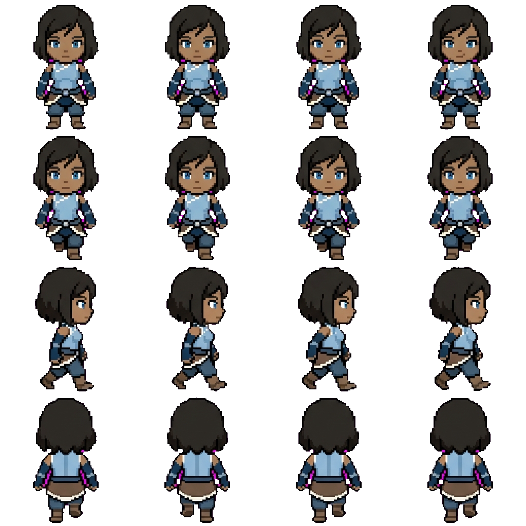 Korra movement sprite