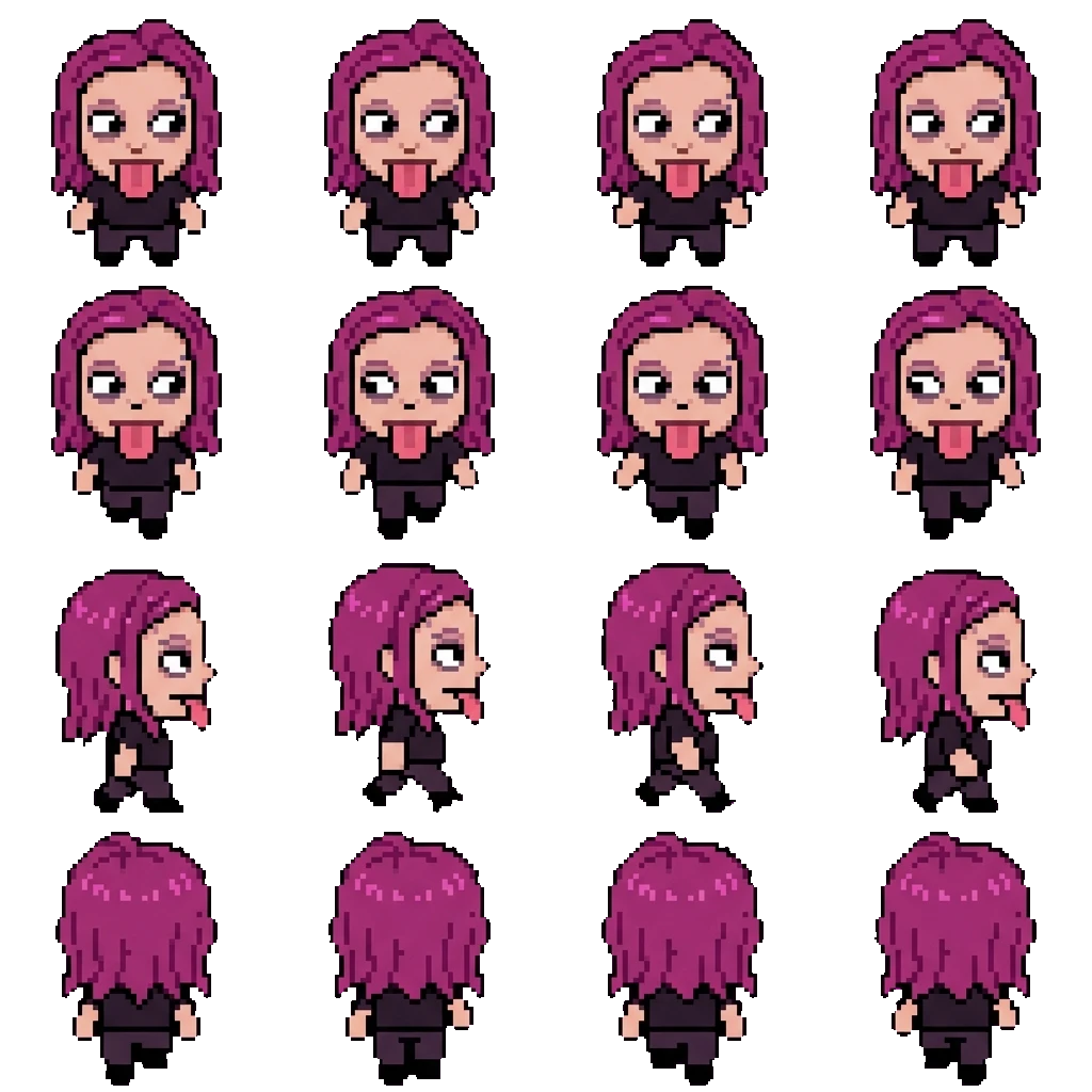 Milly movement sprite