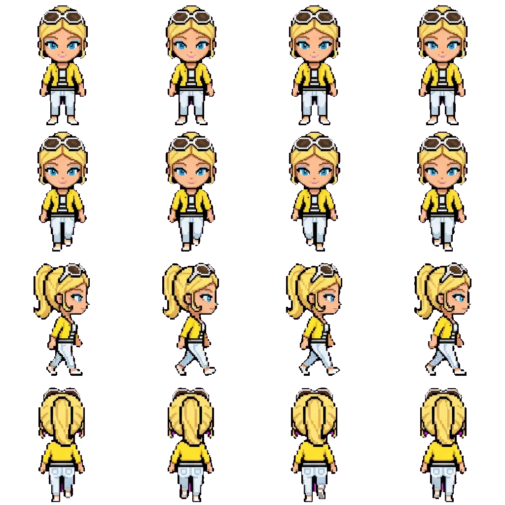 Chloe movement sprite