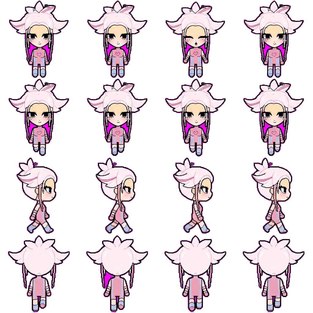 Aika movement sprite