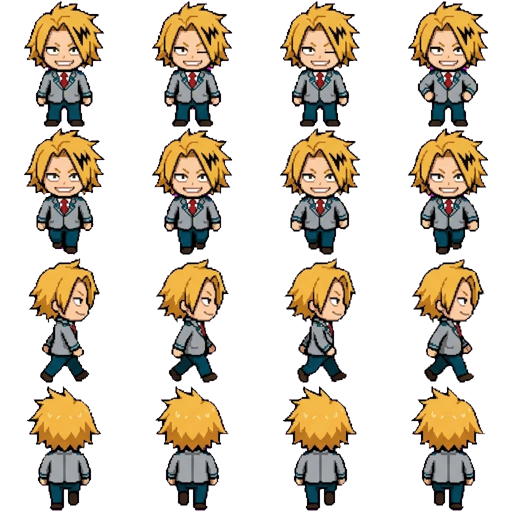 Denki Kaminari movement sprite