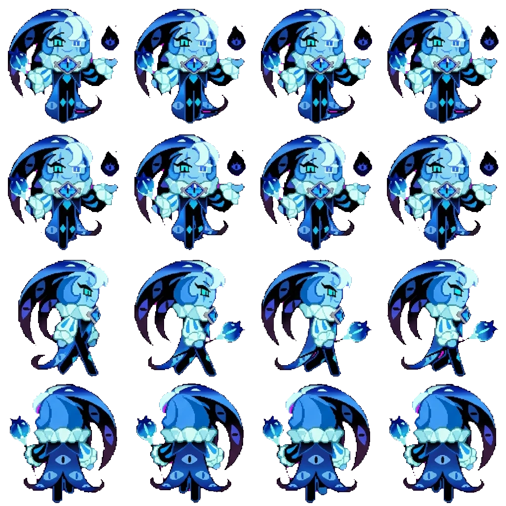 Shadow Milk Cookie movement sprite